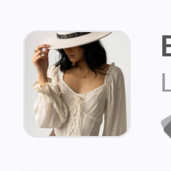 Bohme Cream Blouse - Picture 1 of 5